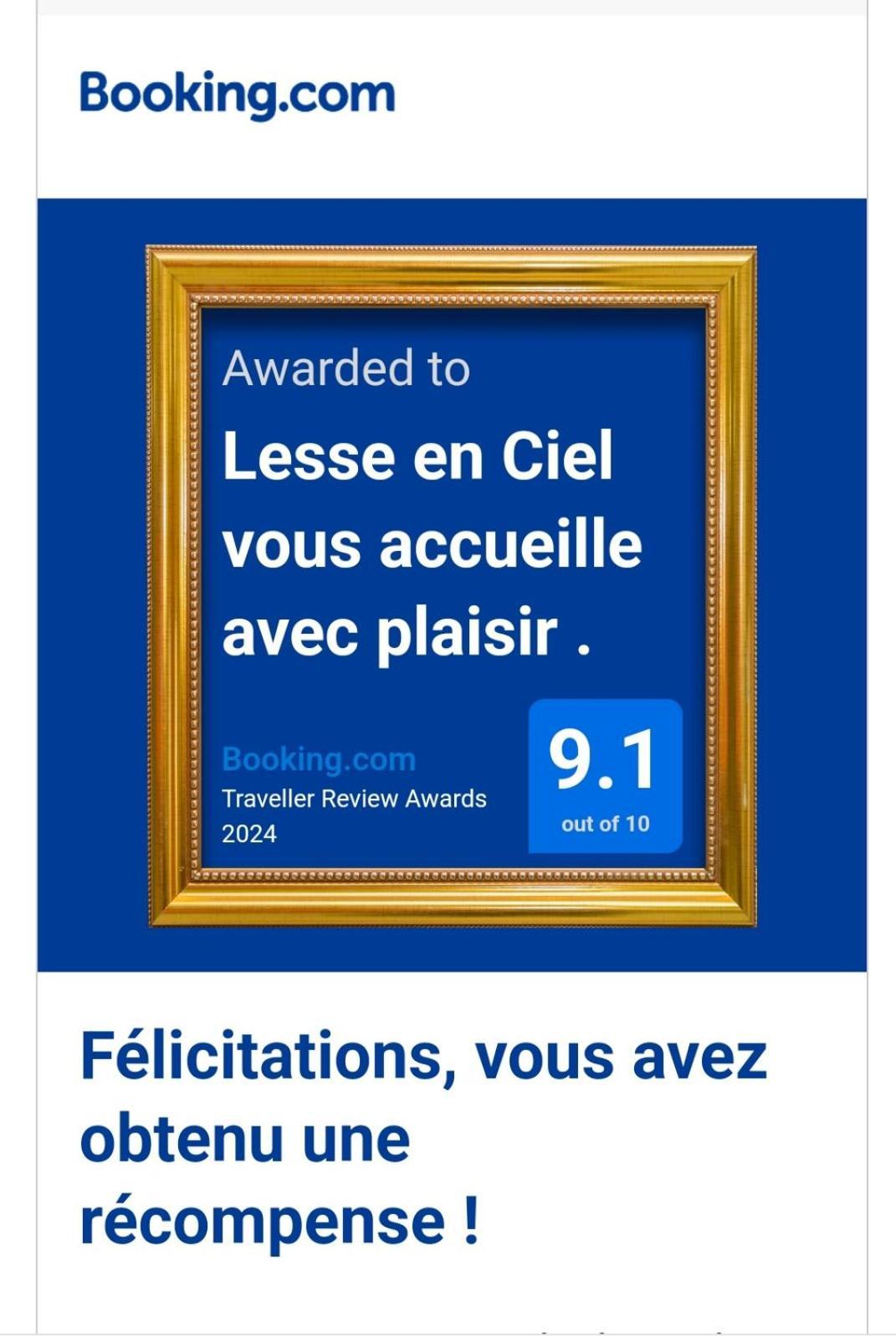 Lesse En Ciel Vous Accueille Avec Plaisir . Houyet Exterior foto